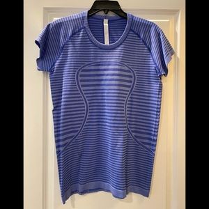 Lululemon Swiftly Tech Blue Tee